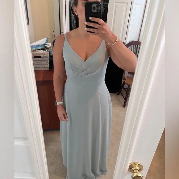 Azazie | Dresses | Azazie Lennon Dress Dolphin Grey Had Altered To Be Shortened I Am 54 | Poshmark Azazie | Dresses | Azazie Lennon Dress Dolphin Grey Had Altered To Be Shortened I Am 54 | Poshmark